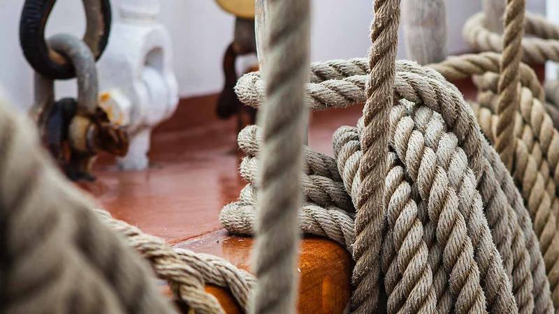 Tackelage Segelboot